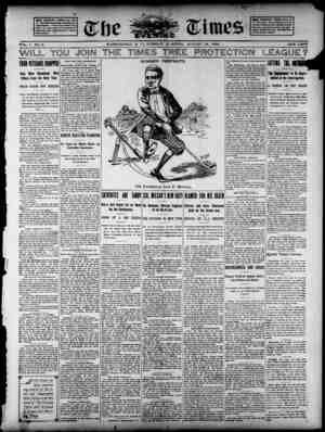 The Evening Times Newspaper 13 Ağustos 1895 kapağı
