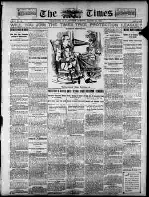 The Evening Times Newspaper 15 Ağustos 1895 kapağı
