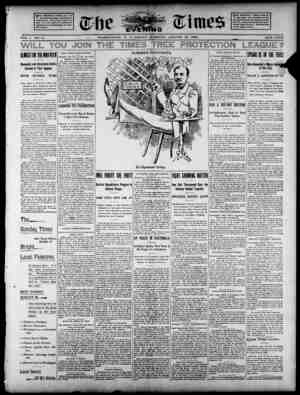 The Evening Times Newspaper 16 Ağustos 1895 kapağı