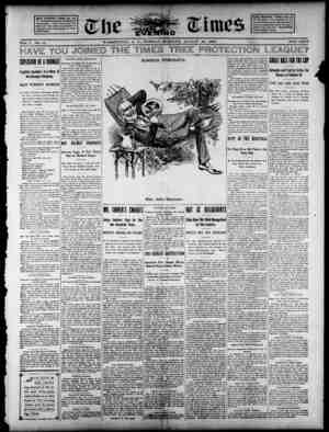 The Evening Times Newspaper 20 Ağustos 1895 kapağı
