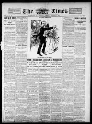 The Evening Times Newspaper 26 Ağustos 1895 kapağı