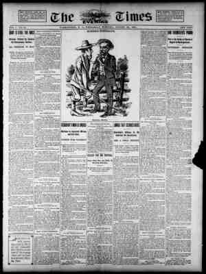 The Evening Times Newspaper 28 Ağustos 1895 kapağı