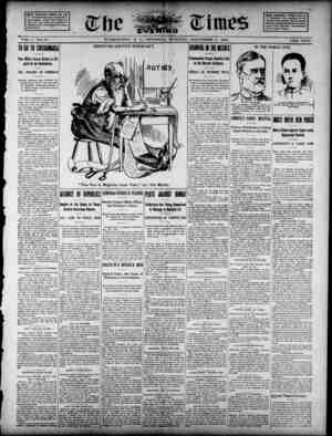 The Evening Times Newspaper 5 Eylül 1895 kapağı