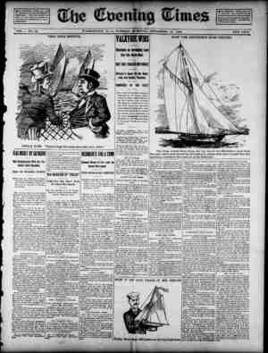 The Evening Times Newspaper 10 Eylül 1895 kapağı