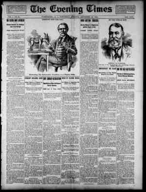 The Evening Times Newspaper 18 Eylül 1895 kapağı