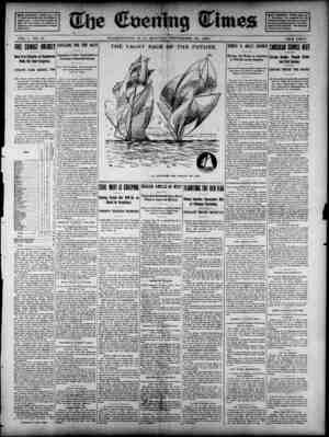 The Evening Times Newspaper 23 Eylül 1895 kapağı