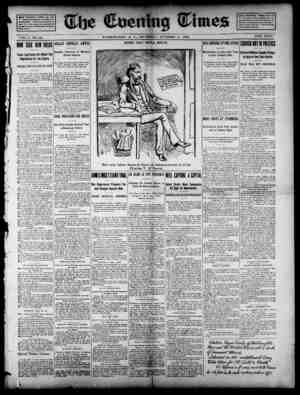 The Evening Times Newspaper 3 Ekim 1895 kapağı