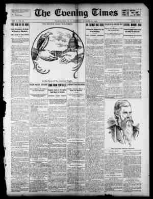 The Evening Times Newspaper 8 Ekim 1895 kapağı