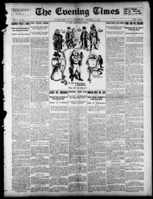 The Evening Times Newspaper 9 Ekim 1895 kapağı