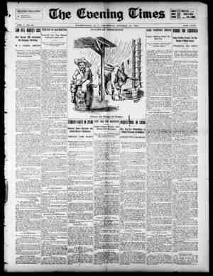 The Evening Times Newspaper 10 Ekim 1895 kapağı