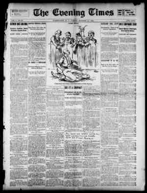 The Evening Times Newspaper 11 Ekim 1895 kapağı