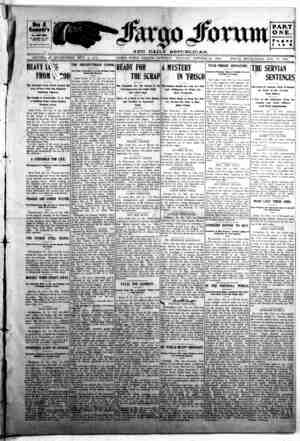 The Fargo forum and daily republican Newspaper October 10, 1903 kapağı