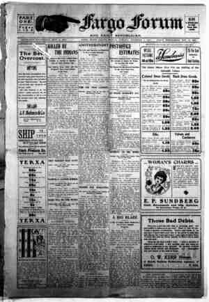 The Fargo forum and daily republican Newspaper November 2, 1903 kapağı