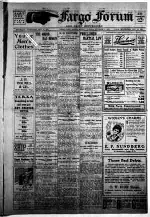 The Fargo forum and daily republican Newspaper November 9, 1903 kapağı