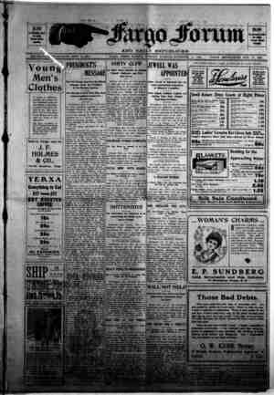 The Fargo forum and daily republican Newspaper November 10, 1903 kapağı