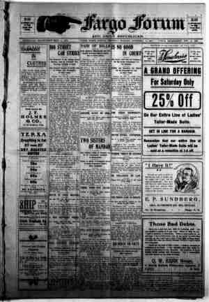 The Fargo forum and daily republican Newspaper November 12, 1903 kapağı