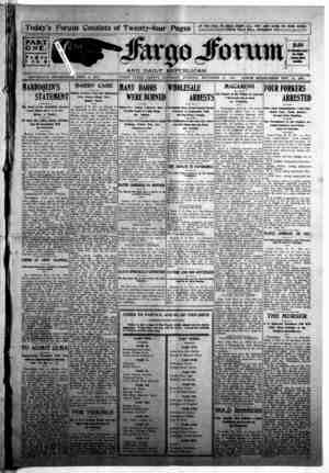 The Fargo forum and daily republican Newspaper November 21, 1903 kapağı