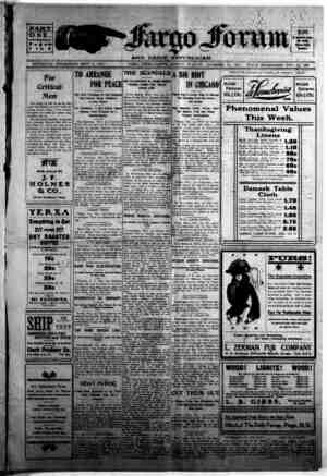 The Fargo forum and daily republican Newspaper November 23, 1903 kapağı