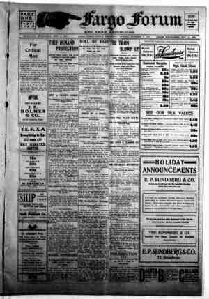 The Fargo forum and daily republican Newspaper December 2, 1903 kapağı