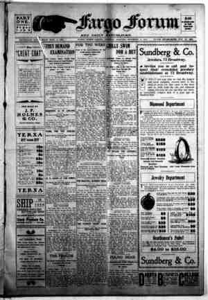 The Fargo forum and daily republican Newspaper December 8, 1903 kapağı