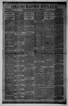 Grand Rapids Herald Newspaper February 9, 1892 kapağı