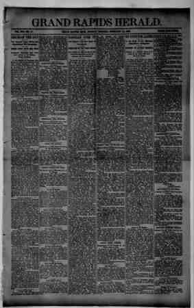 Grand Rapids Herald Newspaper February 16, 1892 kapağı