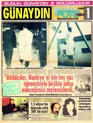 Günaydın Gazetesi 8 Temmuz 1974 kapağı
