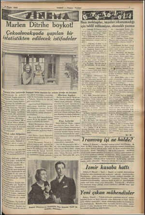  9 Mayıs 1934 HABER — Akşam Postası arln Drrihe boykot' Çekoslovakyada yapılan bir istatistikten edılecek istifadeler "hldeıı