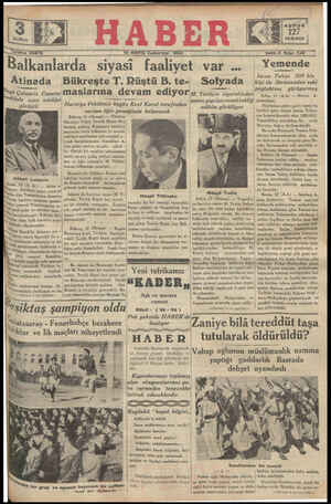 Haber Gazetesi 12 Mayıs 1934 kapağı