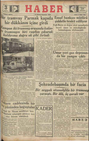 Haber Gazetesi 14 Mayıs 1934 kapağı