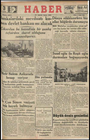Haber Gazetesi 18 Mayıs 1934 kapağı