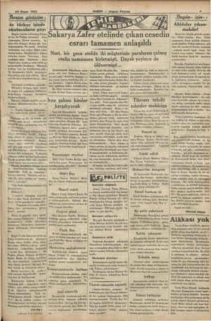    28 Mayıs 1934 .. . . . öz türkçe işinde okutucuların payı Bugün, benim anladığım biçim- de bir öz Türkçe denemesi — daha