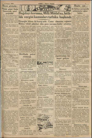  Ö2 Hariran 1934 Benim N Dünkü günü Gala-î tasarayda nasıl geçirdik! Dün, saat on ikide başlayiıp üç- biten Galatasaraylılar