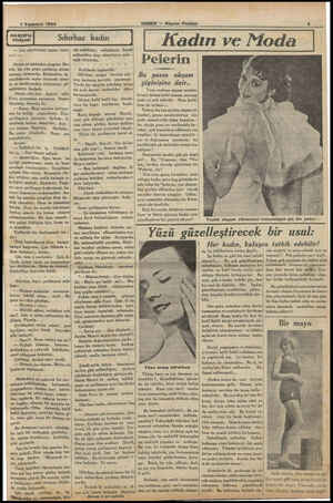  — 1 Temmuz 19384 HABER'in hikâyesi Sıhırbaz kadın — Son sayıfadaki resme bakı- nız| — Honto çergisinden çingene Ho- niti, bir