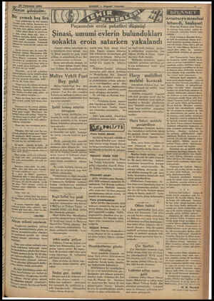  28 Temmuz 1934 . Venim göcüşüm: . . Bir yemek beş lira ı Garp şehirlerinde üç dört tanesini *tanbul kadar bilirim. Runlardan