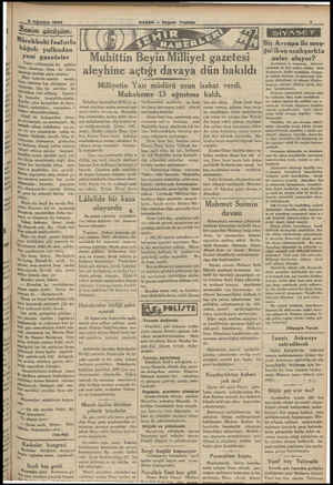  5a u SEFTOL T YA İ KA St & ü ö ” 'J“ g KU w Çi — Amçikolata üzerine —— Ağustos 1934 uîlrekkebî fosforlu. £ kâğıdı yufkadan