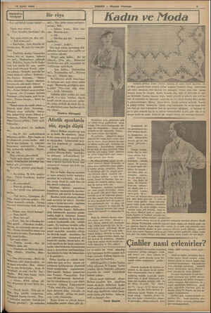  ' di. — İaha | tm. 16 Eylül 1934 HABER'in hikâyesi —-Son sayıfadaki resme bakm! — Siyah saçlı süvari: — Geri dönelim,...