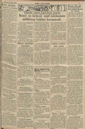  2.. SÜ A ö © » d Ö triye aç i“ı -....: Yan ektepte ik_eıı dikkat ederdim: *Piyce küvvetli olan herşeyi ezberlerler «...