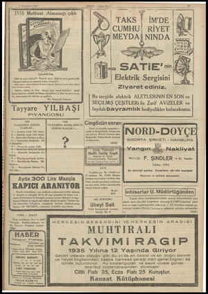  —— —— ”— - emm reer Y L 26 Birincikân'ın 1934 1935 Matbuat Almanağı çıktı NN ,,, & N içindekiler 1935 de neler olacak? -...