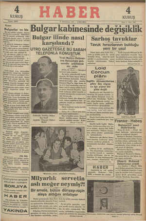 Haber Gazetesi 23 Ocak 1935 kapağı