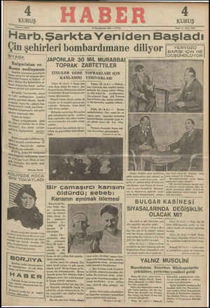 Haber Gazetesi 25 Ocak 1935 kapağı