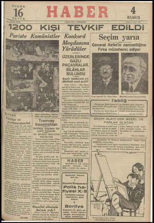 Haber Gazetesi 7 Şubat 1935 kapağı