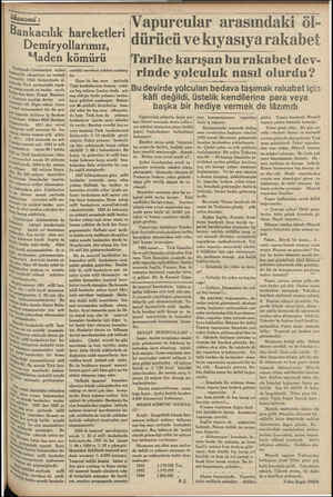  Vapurcular arasındaki öl- ÖRonomi : Ka Bankacılık hareketleri Demiryollarımız, Maden »kömuru Türkiyede Cümhuriyet- rejimi d