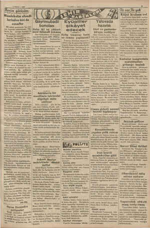  3 NİSAN — 1885 Benim görüşüm: Memleketin efendi- lerinden biri de esnaftır Bir sabah gazetesinin baş yazı- cısı, bugünkü...