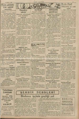  A NİSAN — 1955 y Benim görüşüm: Çok sahifeli * gazeteler Merhunı Ahmet Haşim bir gün demişti ki: © — — Necmettin Sadık'ın...