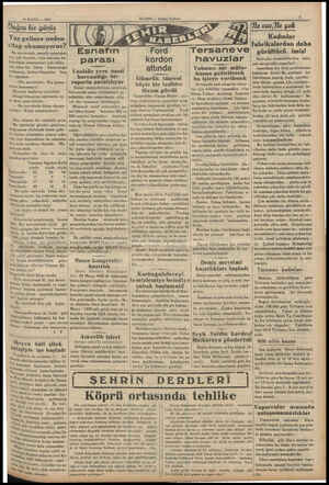  20 MAYIS — 1935 HABER — Alişam Postası Kadınlar fabrikalardan daha gürültücü imiş! Kadınlar otomobillerden daha Yaz gelince