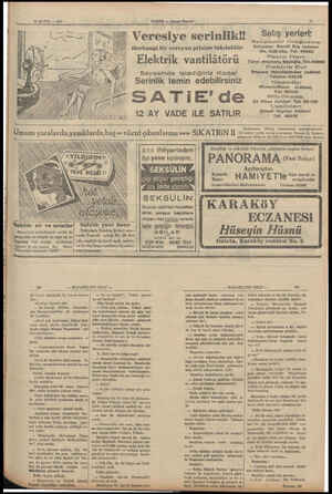  30 MAYIS — 1933 HABER — Akşam Postası si oum — ——— en — Veresiye serinlik!  >a'5 veren. Salıpazar Necati Bey caddesi No....