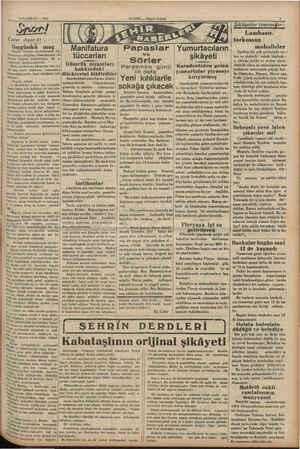    8 HAZİRAN — 1935 Sporl _çlîlîr diyor İi Bugünkü maç Bugün Taksim stadyumunda Ga- htasaray—Beşiktaş kombinezonu ile Macar