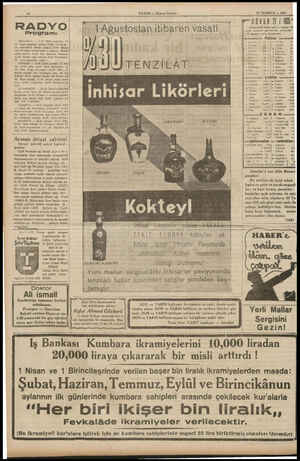  HABER — Akşam Postası 2 TEMMUZ — 1945 mer mmm mi ERİ eg Lİ TI TAğustoslan itibaren vasati e 9 Programı | Ön ünened sal...