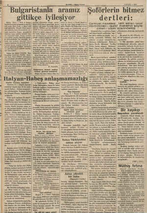    Sofya, (Özel) — Türk ve Bulgar Dış Bakanlarının müşterek beyanatın. dan sonra Slovo Zora, ve diğer belli başı gazeteler,